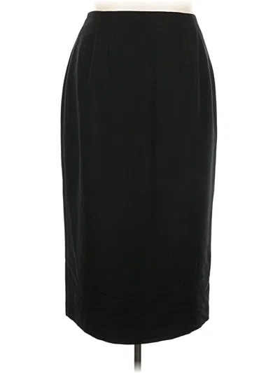 Pre-owned Laura Scott Formal Skirt In Black