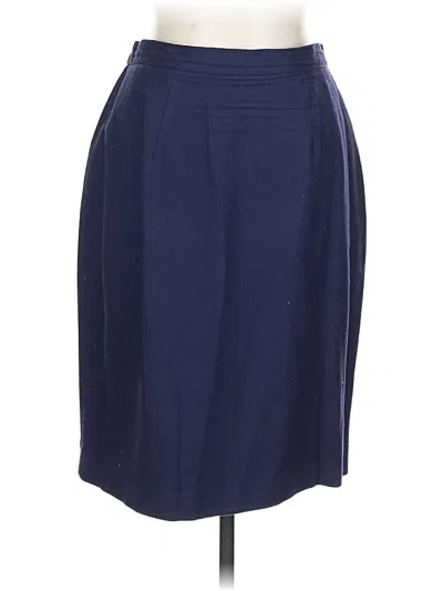 Pre-owned Laura Scott Formal Skirt In Blue