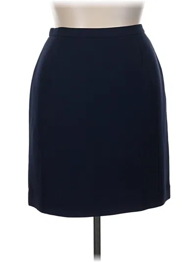 Pre-owned Laura Scott Formal Skirt In Blue