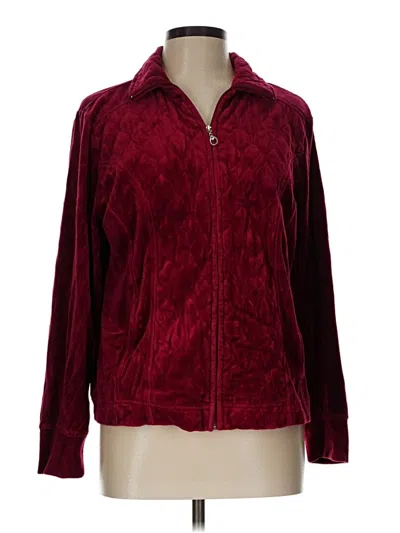 Pre-owned Laura Scott Jacket In Burgundy