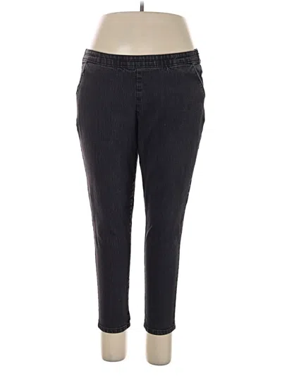 Pre-owned Laura Scott Jeggings In Gray