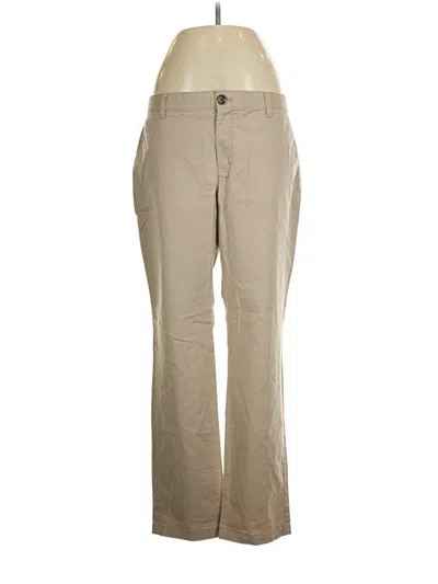 Pre-owned Laura Scott Khaki Pant In Tan