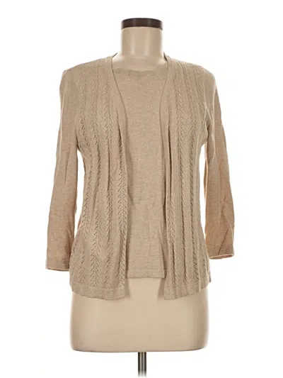 Pre-owned Laura Scott Kimono In Tan