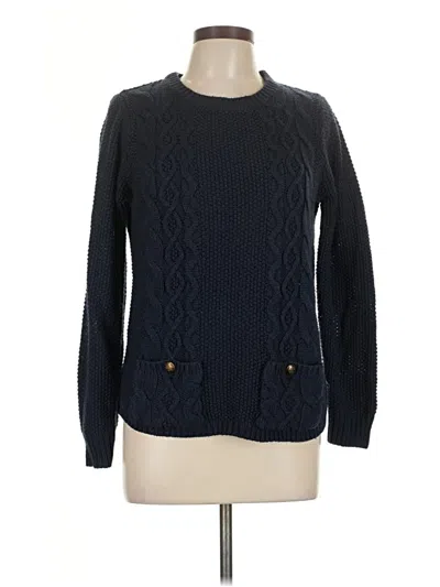 Pre-owned Laura Scott Pullover Sweater In Blue
