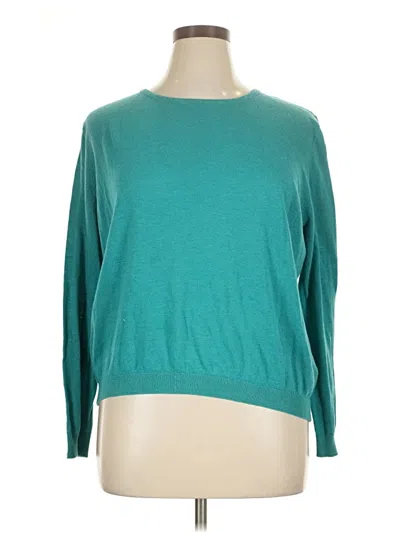Pre-owned Laura Scott Pullover Sweater In Blue