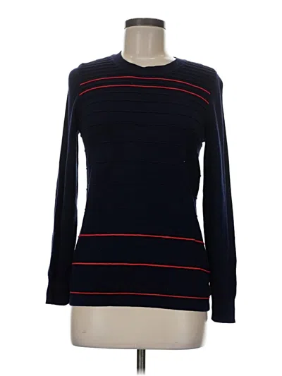 Pre-owned Laura Scott Pullover Sweater In Blue