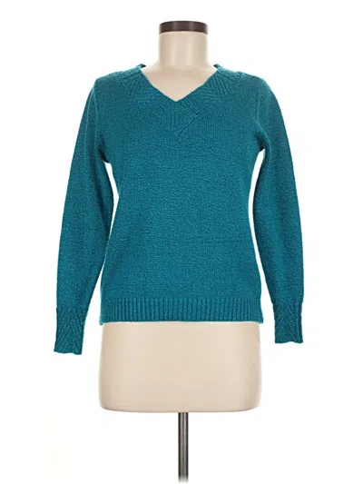 Pre-owned Laura Scott Pullover Sweater In Blue