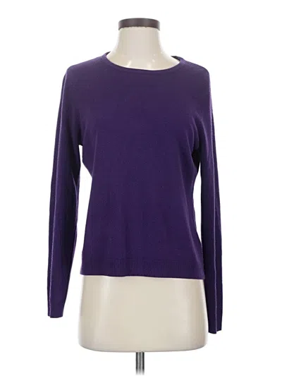 Pre-owned Laura Scott Pullover Sweater In Purple