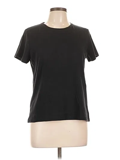 Pre-owned Laura Scott Short Sleeve T-shirt In Black