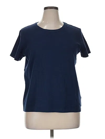 Pre-owned Laura Scott Short Sleeve T-shirt In Blue