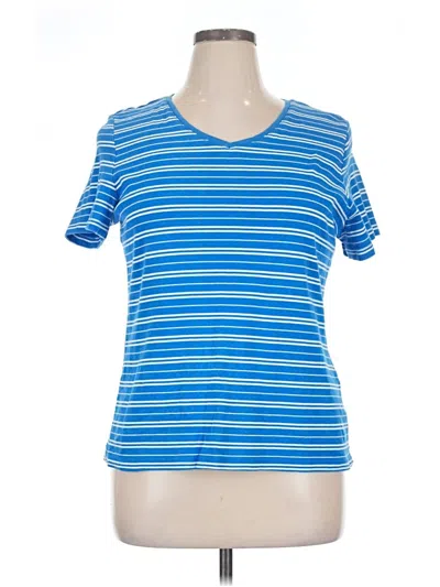 Pre-owned Laura Scott Short Sleeve T-shirt In Blue