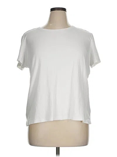 Pre-owned Laura Scott Short Sleeve T-shirt In Ivory