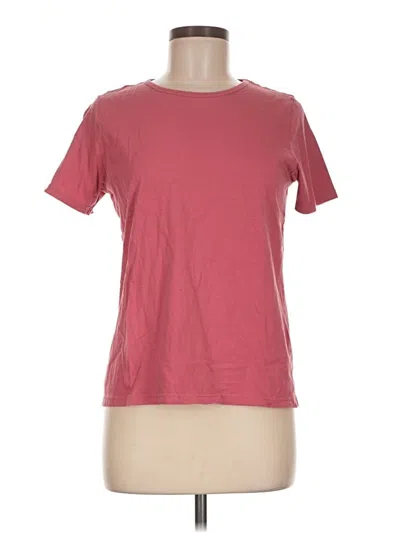 Pre-owned Laura Scott Short Sleeve T-shirt In Pink