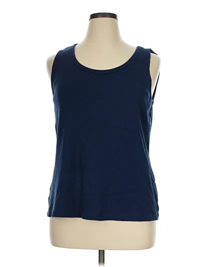 Pre-owned Laura Scott Sleeveless T-shirt In Blue