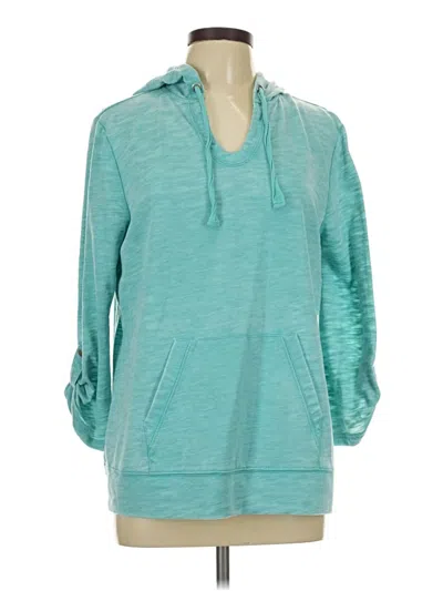 Pre-owned Laura Scott Sweatshirt In Teal