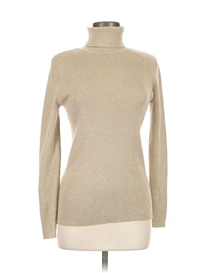 Pre-owned Laura Scott Turtleneck Sweater In Brown
