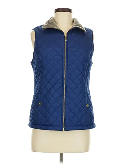 Pre-owned Laura Scott Vest In Blue