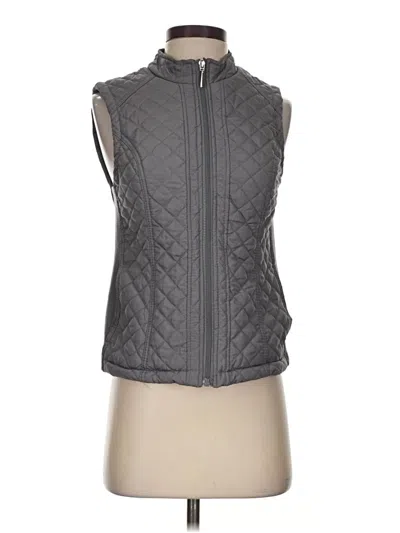 Pre-owned Laura Scott Vest In Gray