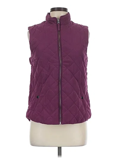 Pre-owned Laura Scott Vest In Purple