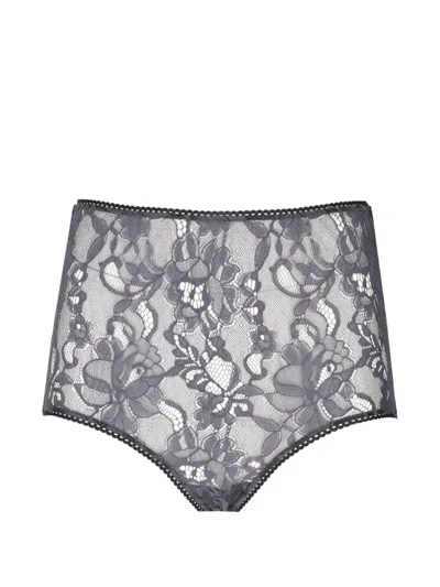 Laura Urbinati Floral-lace Culottes In Black