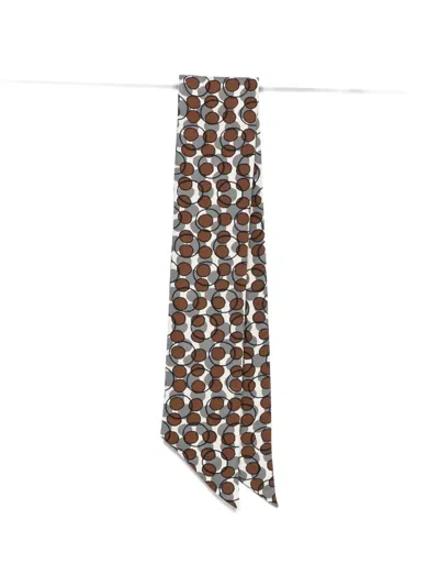 Laura Urbinati Geometric-print Scarf In Multi