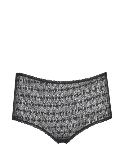 Laura Urbinati Lace Culotte Briefs In Black