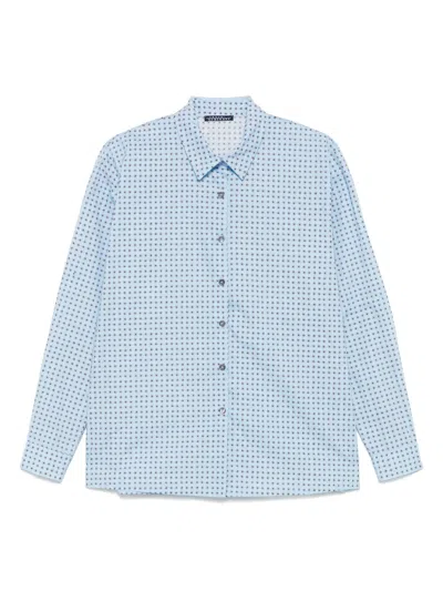 Laura Urbinati Patterned Shirt In Blue