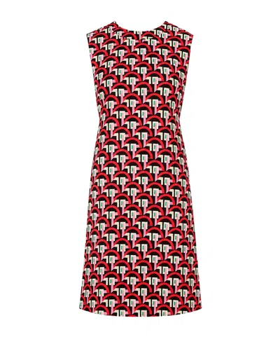 Laura Urbinati Sleveless Mini Dress In Multicolor