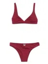 Laura Urbinati Triangle Bikini In Red