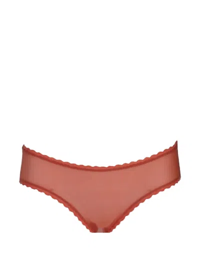 Laura Urbinati Tulle Briefs In Orange