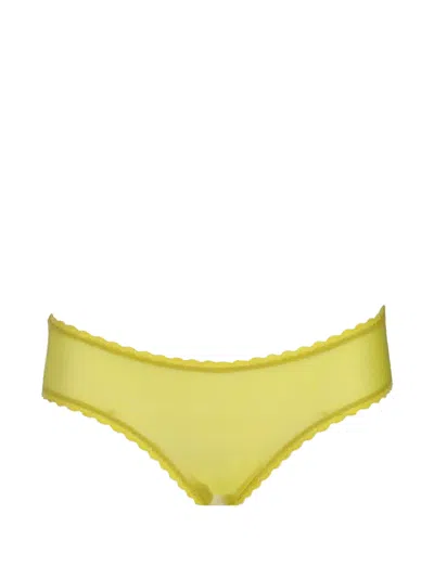 Laura Urbinati Tulle Briefs In Yellow