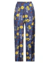 Laura Urbinati Woman Pants Slate Blue Size 4 Silk In Blue