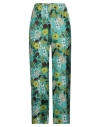 Laura Urbinati Woman Pants Turquoise Size 10 Silk In Blue