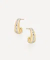 Laura Vann 18ct Gold-plated Vermeil Silver Bea Baguette Hoop Earrings