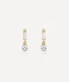 Laura Vann 18ct Gold-plated Vermeil Silver Column Cushion Drop Earrings