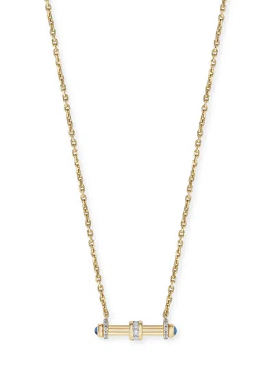 Laura Vann Elin T Bar 18kt Gold-plated Necklace
