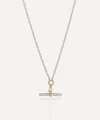 Laura Vann Mixed Metal Jeanie T-bar Pendant Necklace