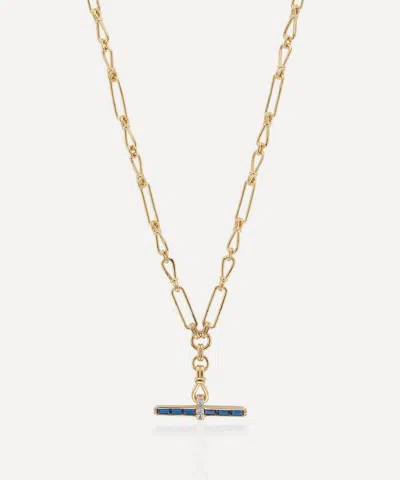 Laura Vann Mixed Metal Jeanie T-bar Pendant Necklace
