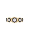 Laura Vann Remi 18kt Gold Vermeil Ring In Brown