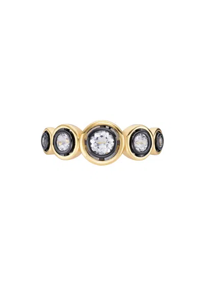 Laura Vann Remi 18kt Gold Vermeil Ring In Brown