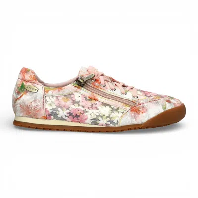 Laura Vita® Tivanao 05 Floral Leather Trainers Sneaker Shoes In Multi