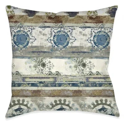Laural Home Antique Boho Outdoor Decorative Pillow In Multi
