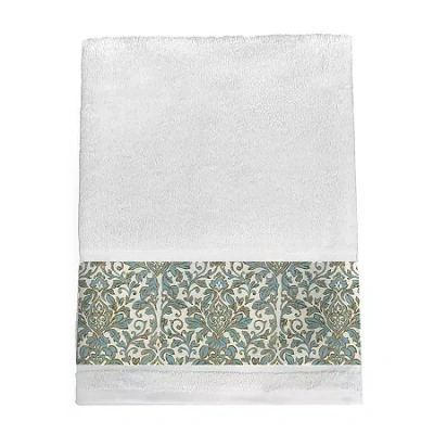 Laural Home Antique Damask 2-pc. Hand Towel In Blue