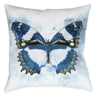 Laural Home Artful Butterfly Blues Indoor Decorative Pillow