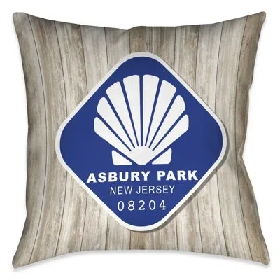 Laural Home Asbury Park Indoor Decorative Pillow By  In Multi