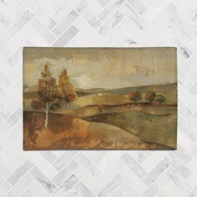 Laural Home Autumn Hills Autumn Hills Chenille Rug In Brown,gray