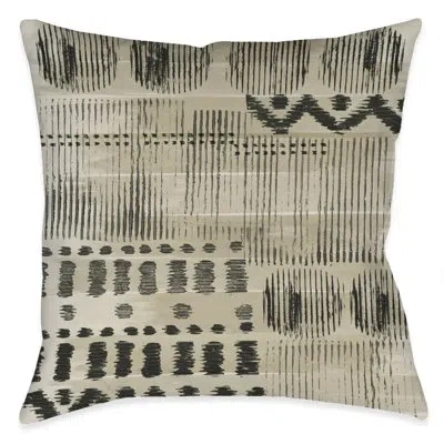 Laural Home Aztec Markings Outdoor Decorative Pillow In Multi
