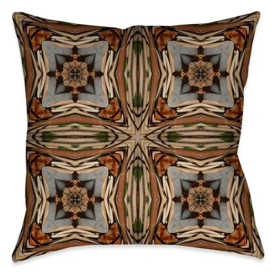 Laural Home Bamboo Nodes Bamboo Nodes Throw Pillow