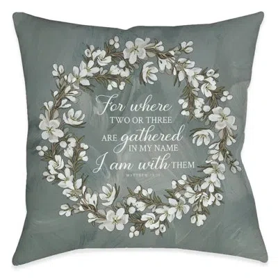 Laural Home Be Done In Love Polyester Throw Pillow In Purple