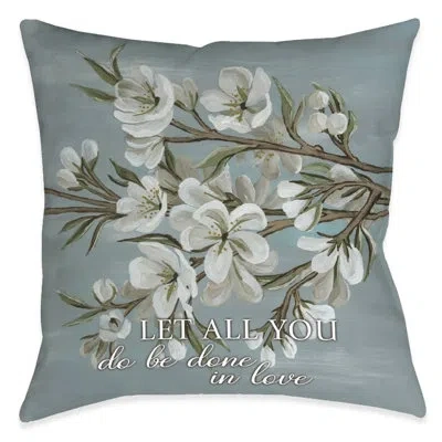 Laural Home Be Done In Love Polyester Throw Pillow In Purple